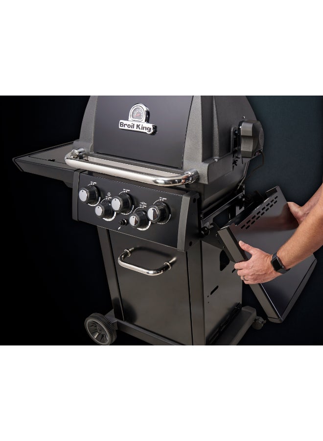 Broil King Royal 390 Shadow Stainless Steel Gas Grill Black and Silver 56.8 x 101.8 x 60.8 cm 824283SDW - Image 4